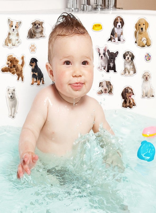 SKEPHWSKA 20 Pcs Dog Thick Gel Clings Puppy Window Gel Clings Decals Stickers for Kids Toddlers and Adults Cute Reusable Window Clings for Home Airplane Classroom Nursery Dog Party Supplies Decorations - Image 4